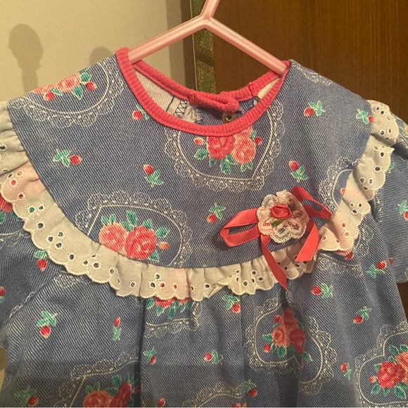 Bundle of 2 Vintage Healthtex Denim Rompers - Picture 9 of 16